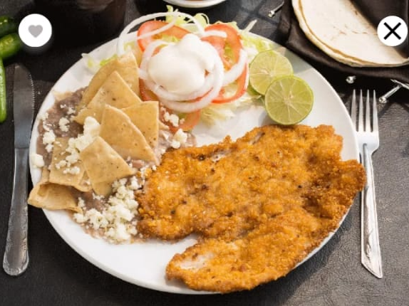 Plato de Milanesa