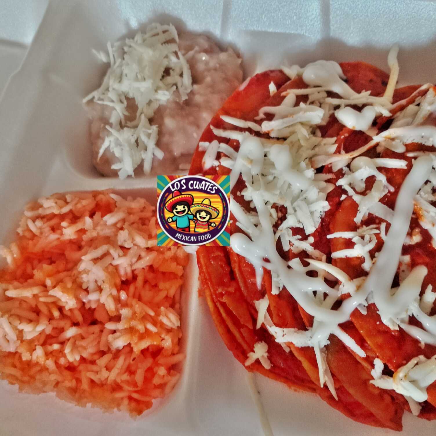Enchiladas y Refresco Sabor Disponible