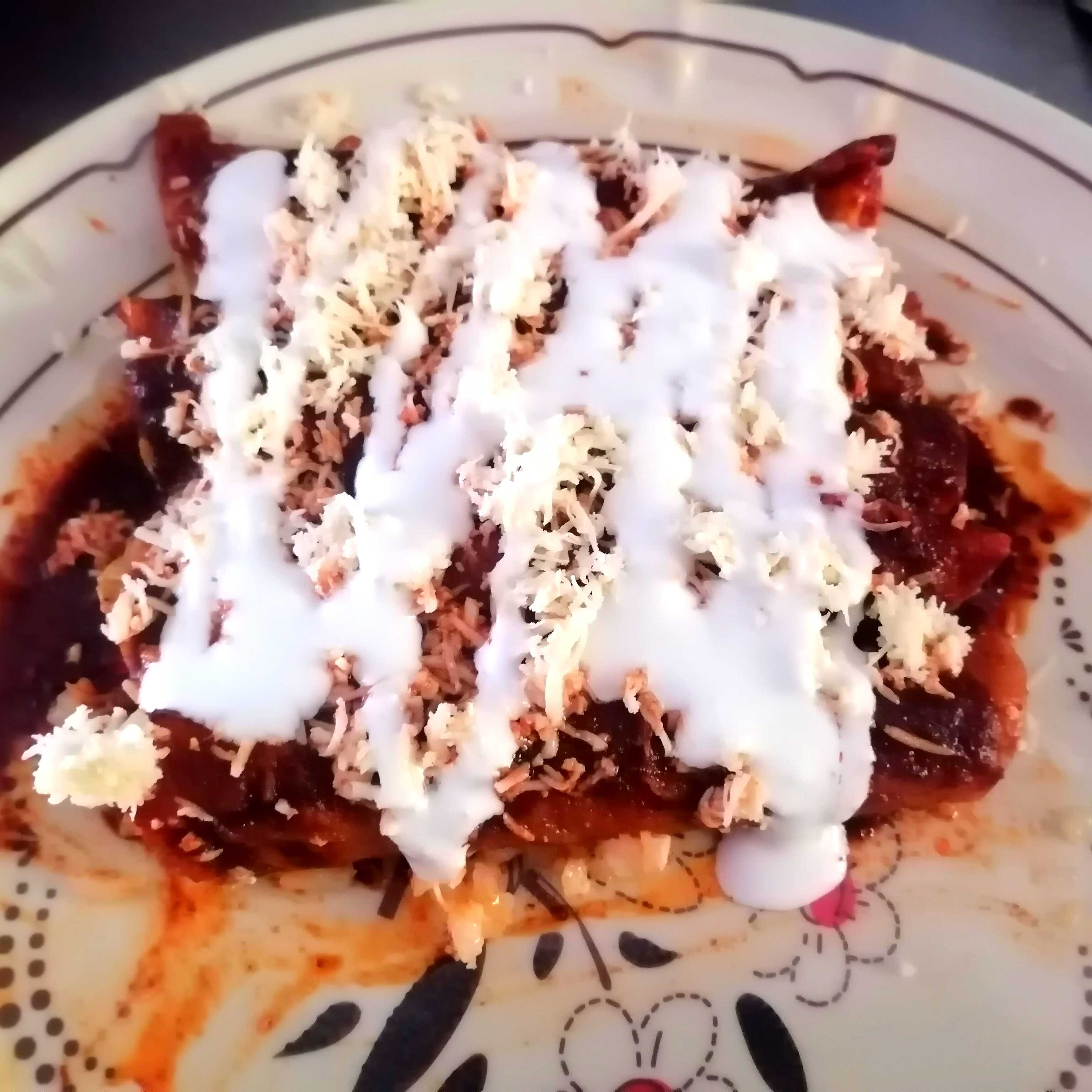 Enchiladas rojas