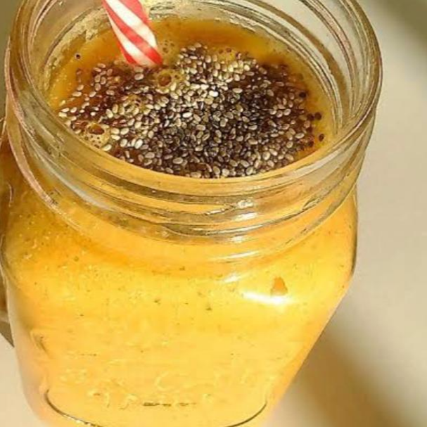 Agua Fresca De Naranja Con Chía