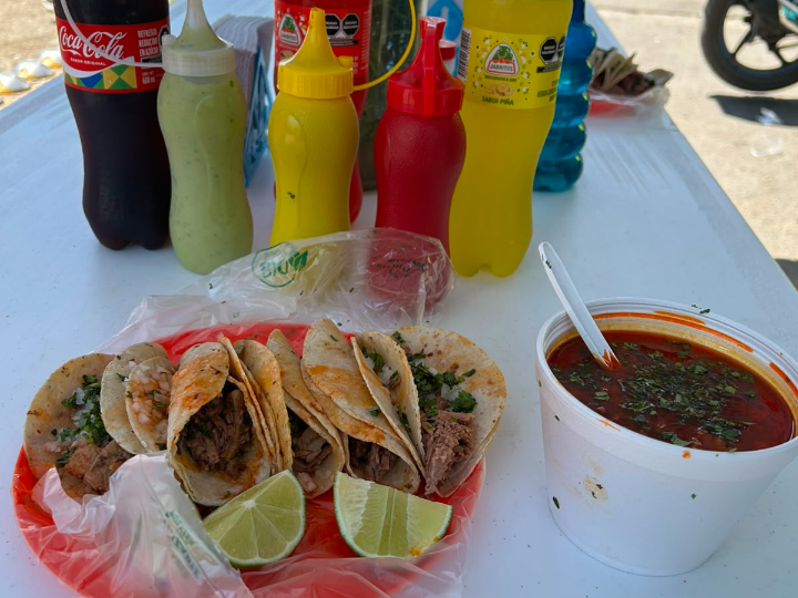 Tacos De Arrachera Y Barbacoa