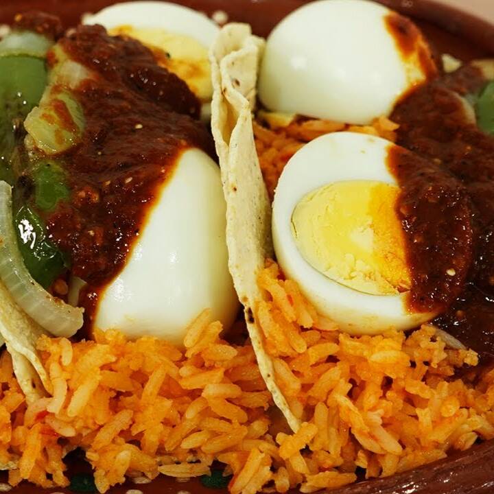 Taco de Huevo Duro