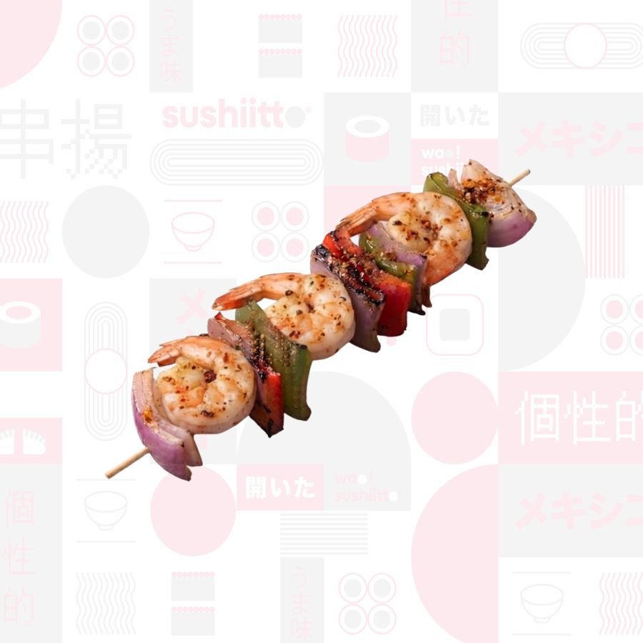 Yakitori de Camarón