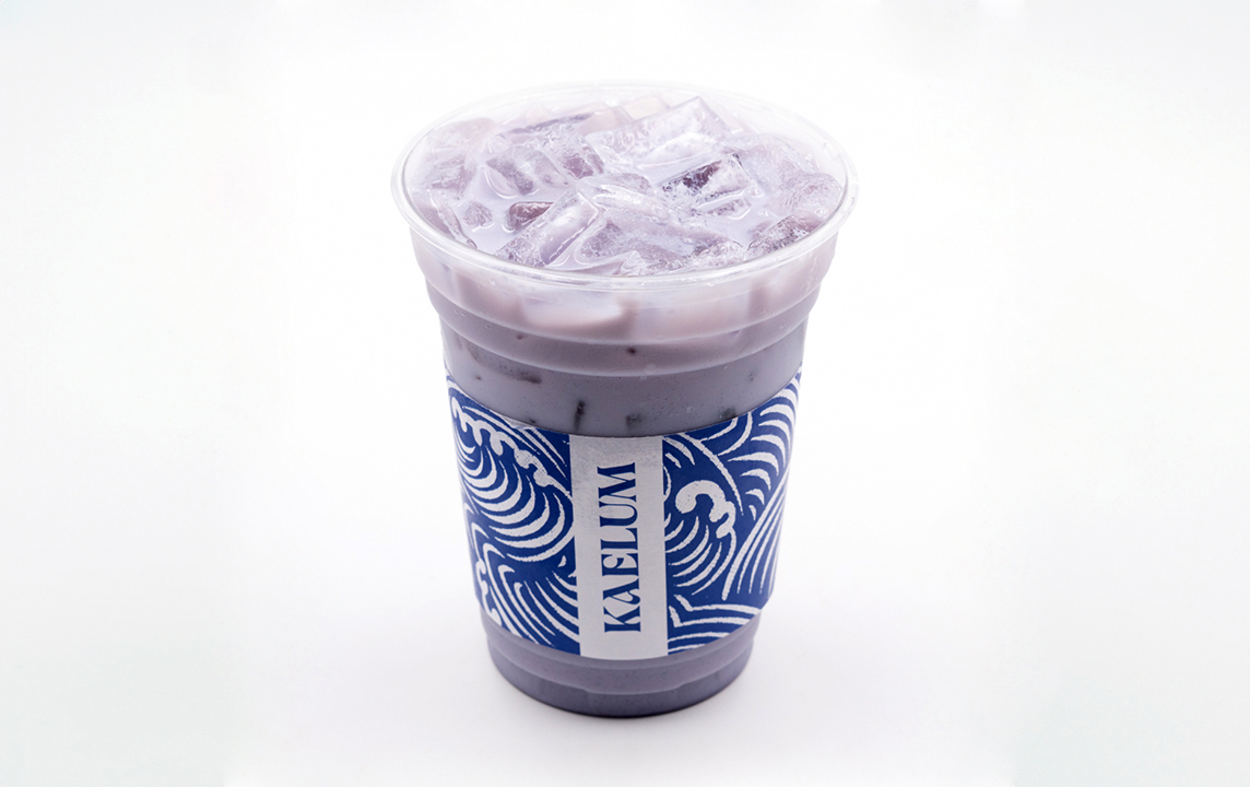 Iced Taro Latte