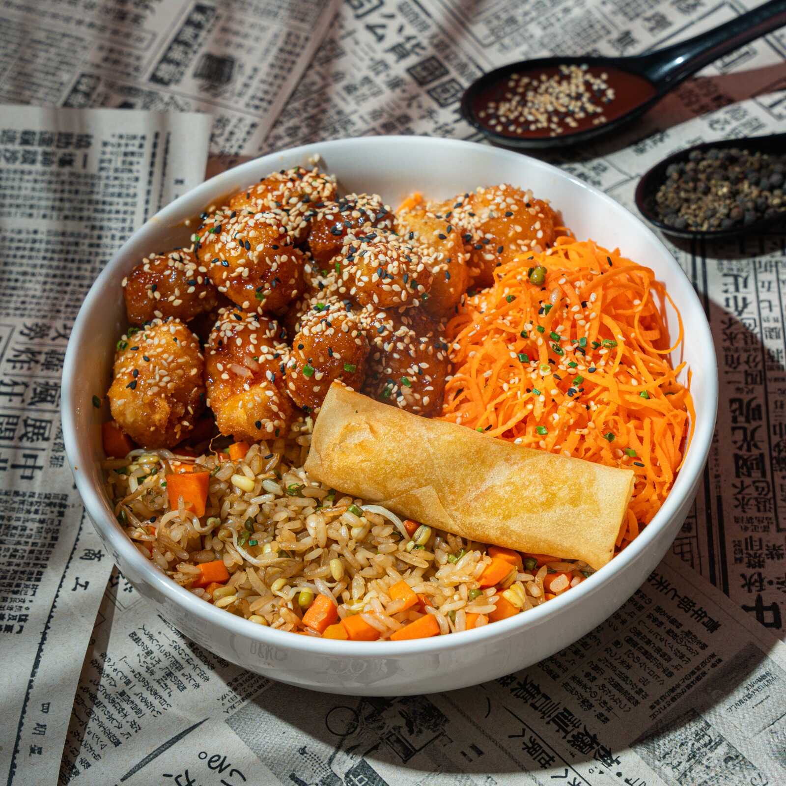 Bowl Pollo Agridulce