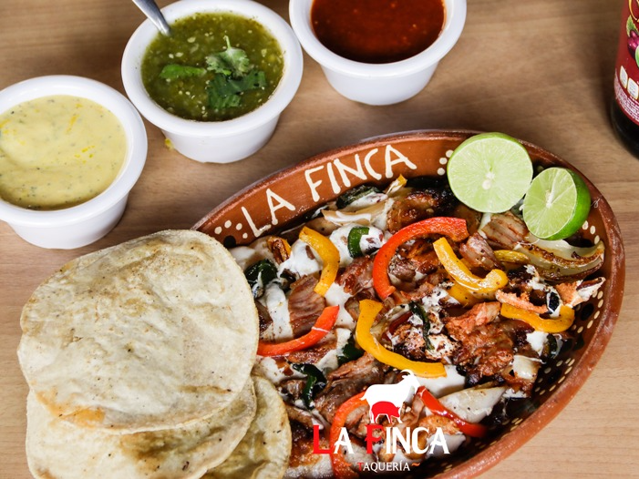 Alambre de Bistec con queso