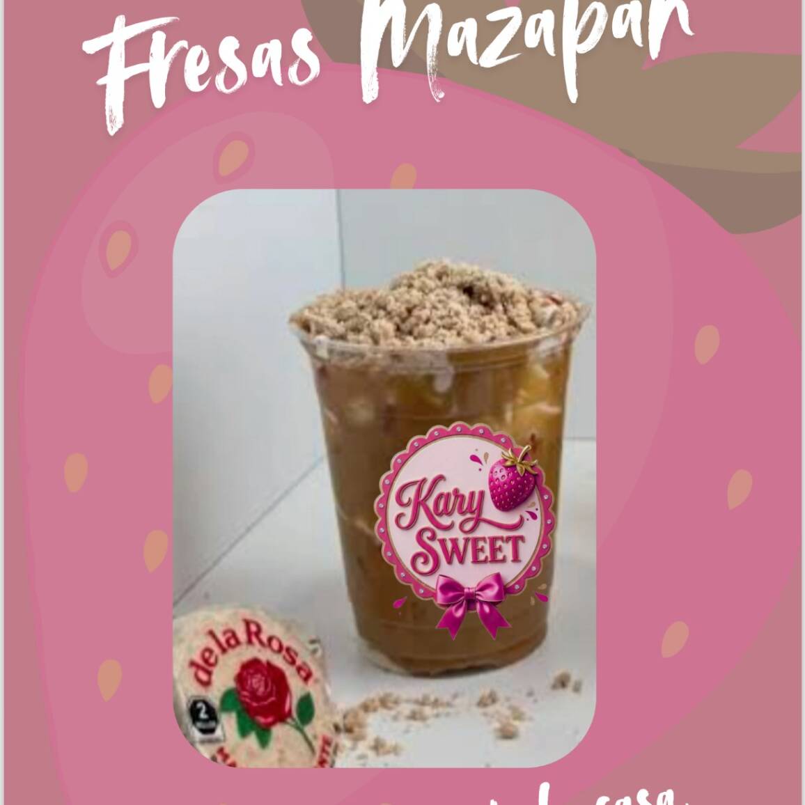 Fresas Mazapán Grande