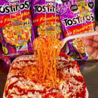 Tostitos Flamint Hot con Maaruchan