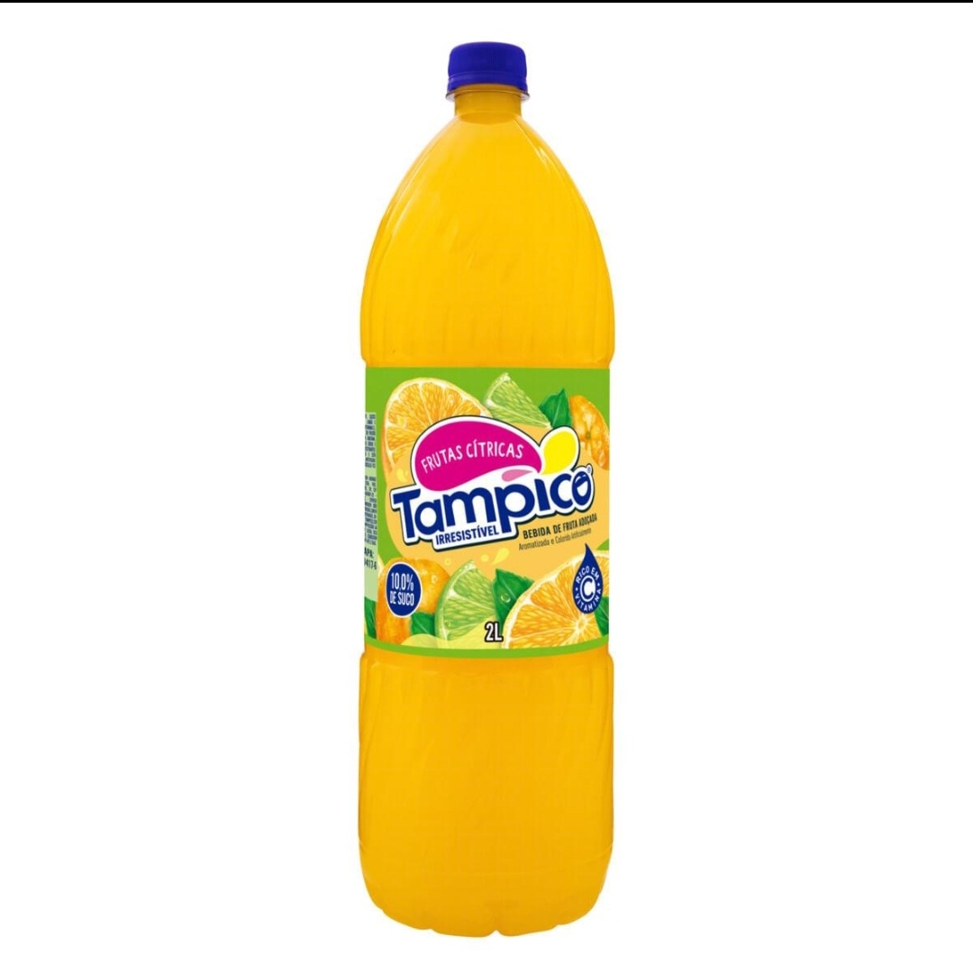 Tampico 2 Litros 🧃
Bebida saborosa e refrescante, perfeita para acompanhar suas refeições ou matar a sede. Ideal para compartilhar com a família. Garrafa de 2 litros.