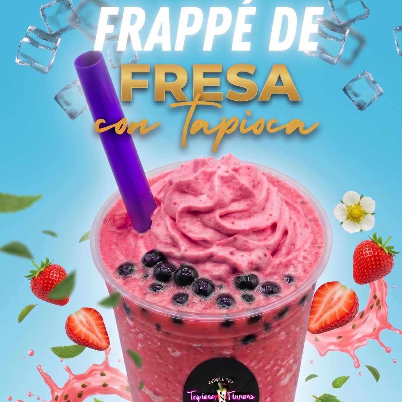 Frappé de Fresa