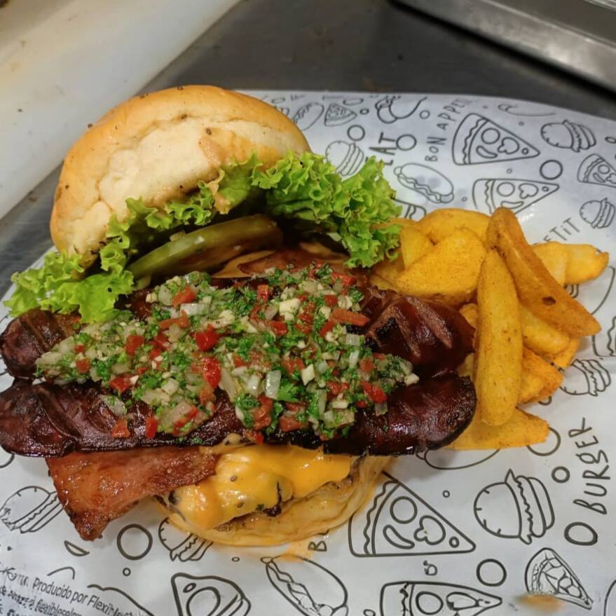 Hamburguesa Suiza Ahumada + Gaseosa POSTOBÓN