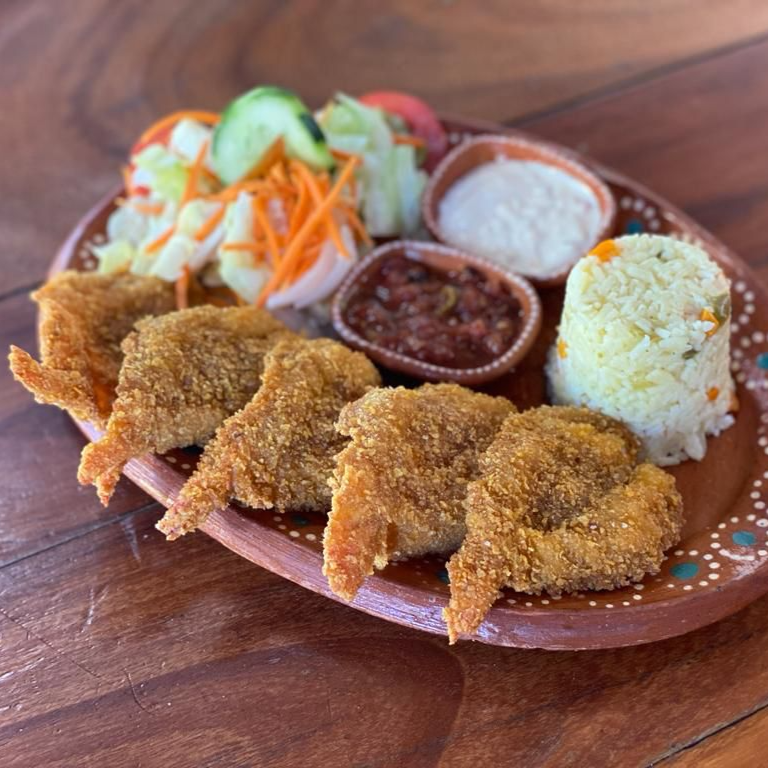 Camarones Empanizados