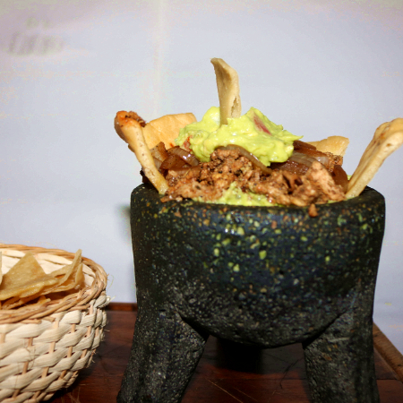 Guacamole con Carne Árabe