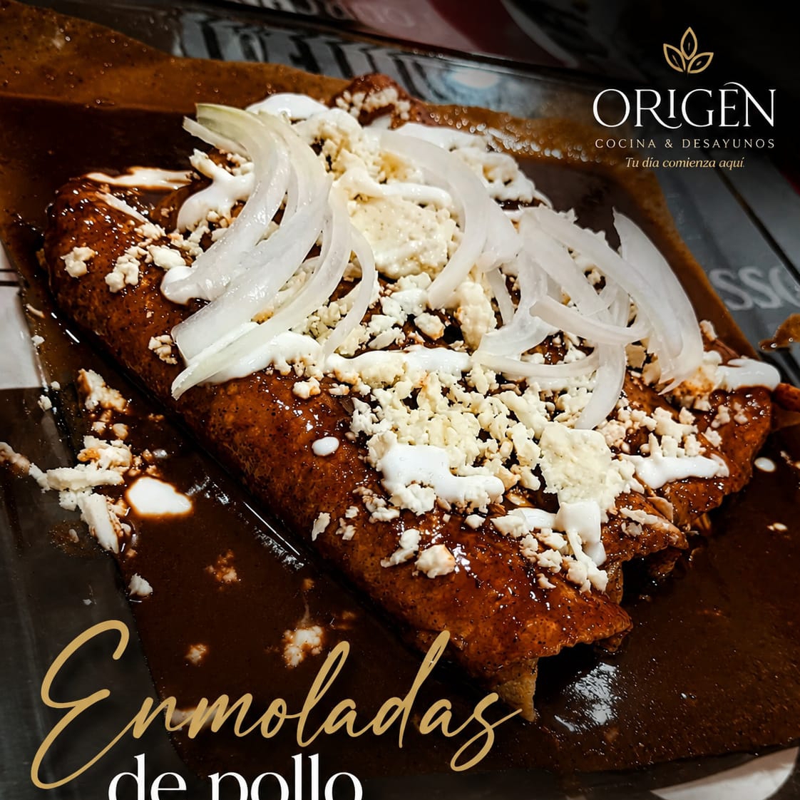Enmoladas de Pollo