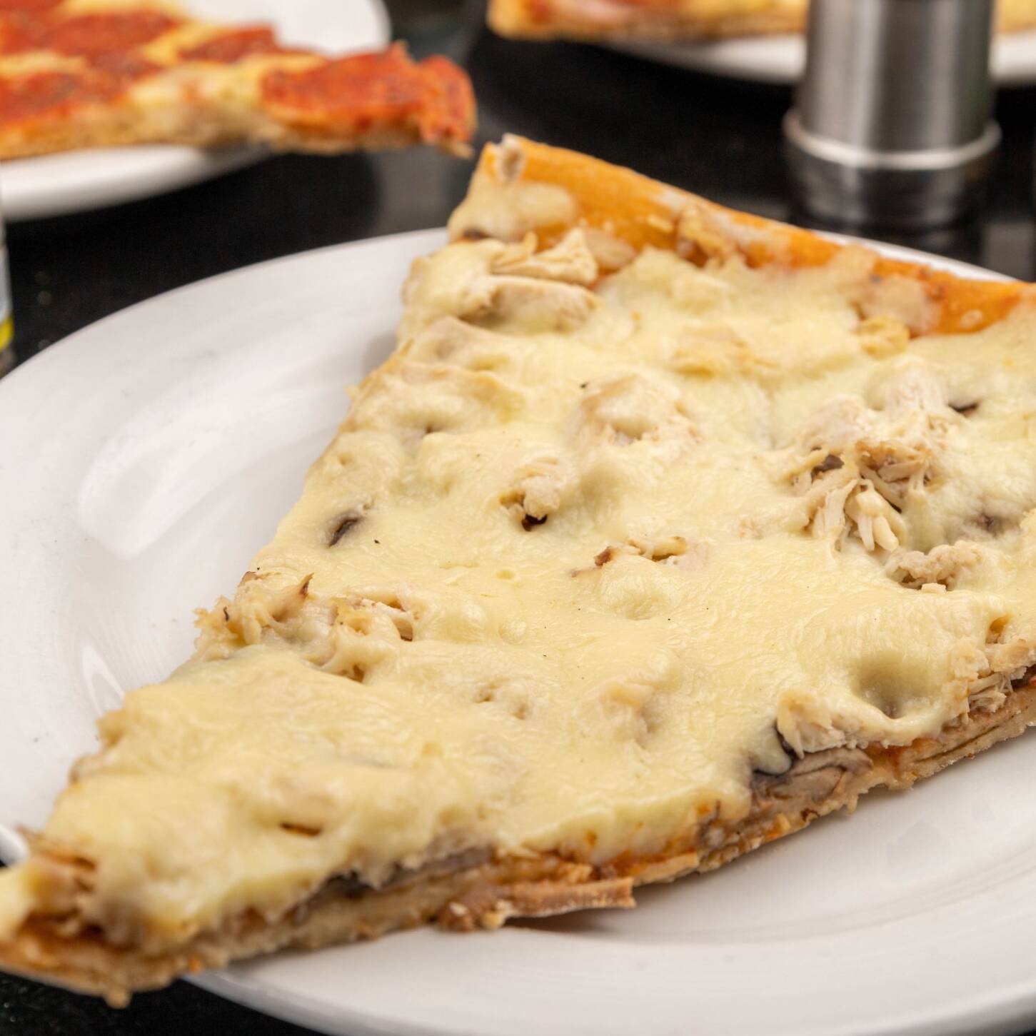 Pizza Pollo con Champiñones