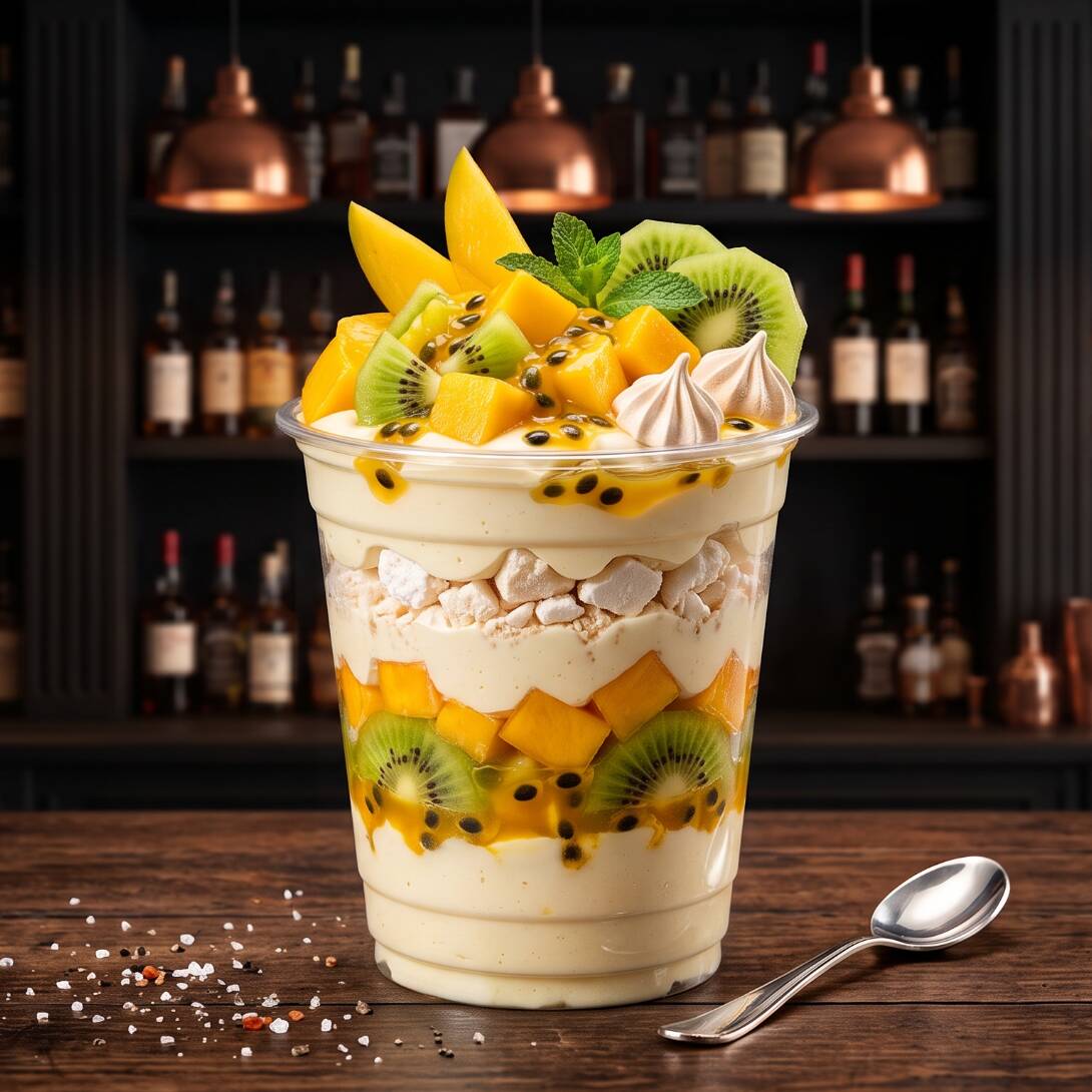 Copa Tropical (Mango, Kiwi y Maracuyá)