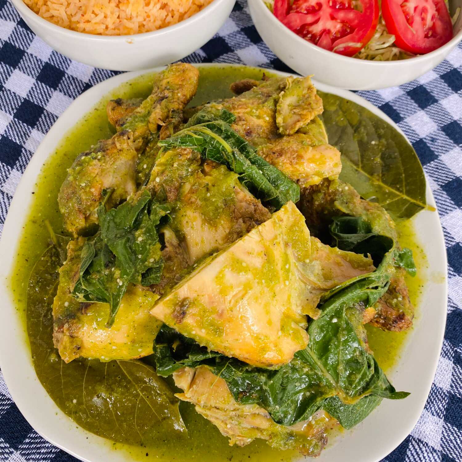 Pollo en Barbacoa Verde