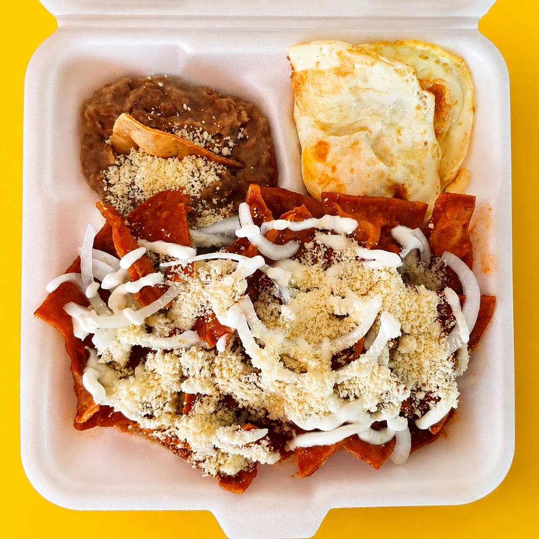 Chilaquiles con Huevo