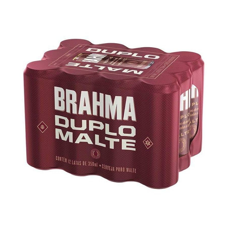 Pack da Cerveja Brahma Duplo Malte 350ml 12un