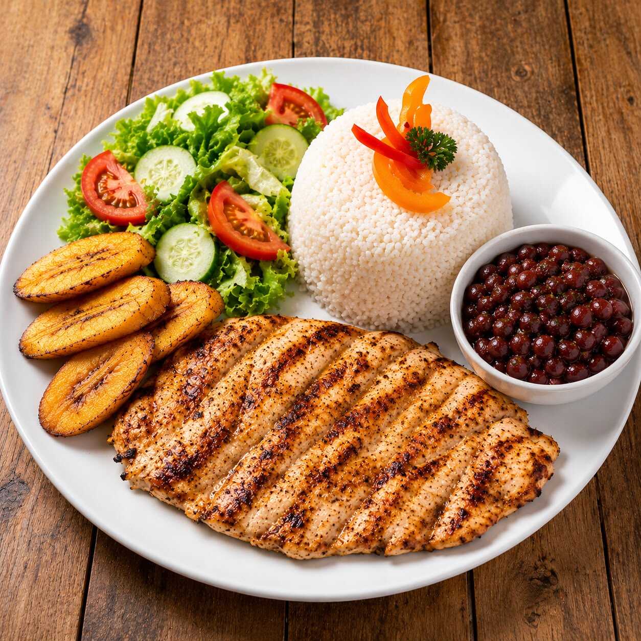 Casado de Filete de Pollo + Bebida
