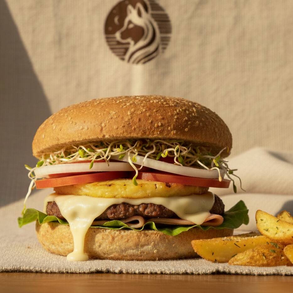 Hamburguesa Hawaiana