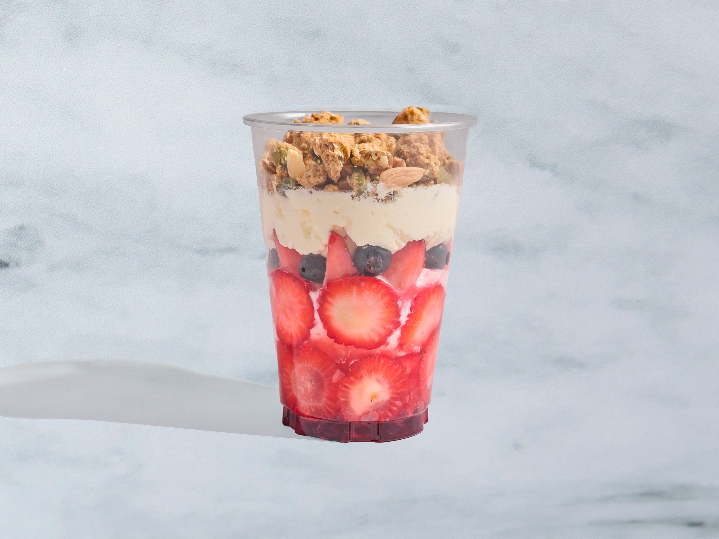 Granola y yogurt