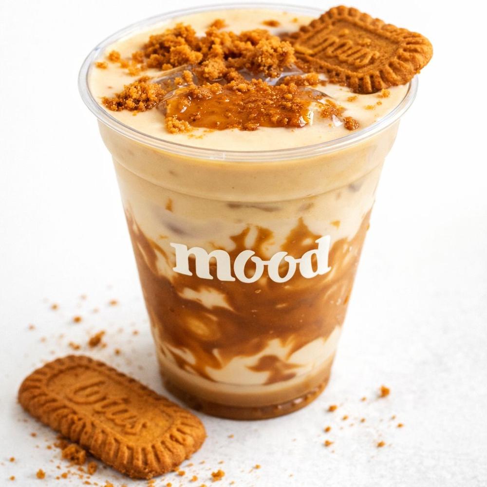 Lotus iced latte
