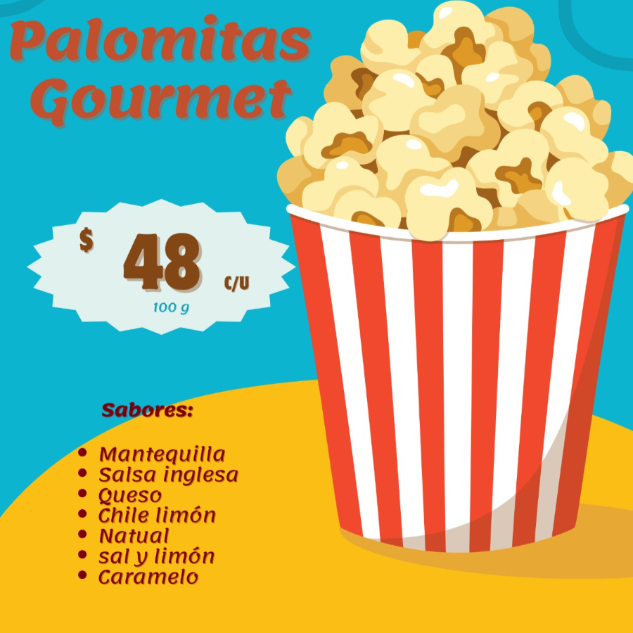 Palomitas Gourmet 100 gramos "CARAMELO"