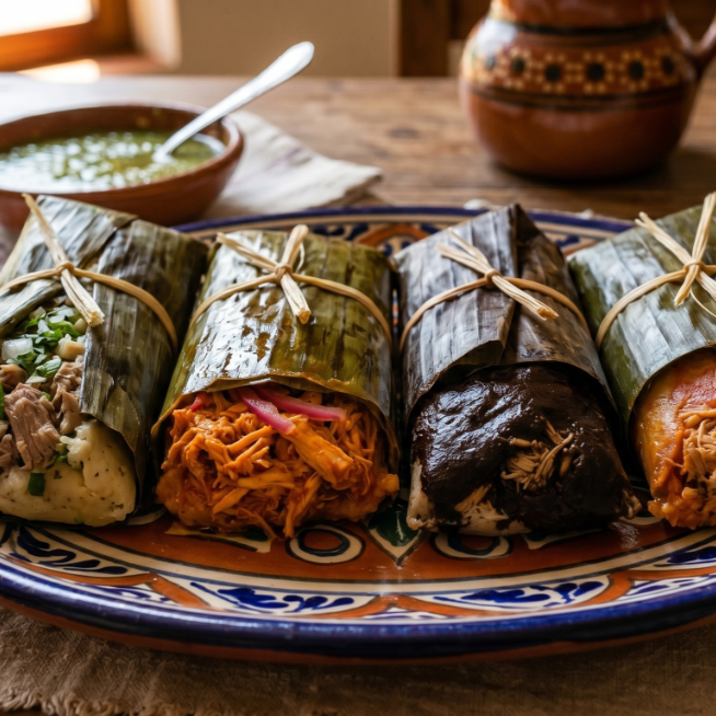 Tamal Oaxaqueño de Guajillo