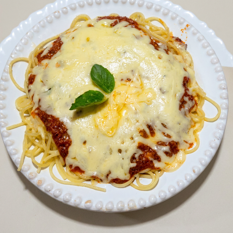 Delicioso Espaguete ao Molho Bolonhesa
