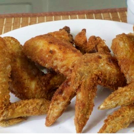 Alas de Pollo Empanizada 4 uds