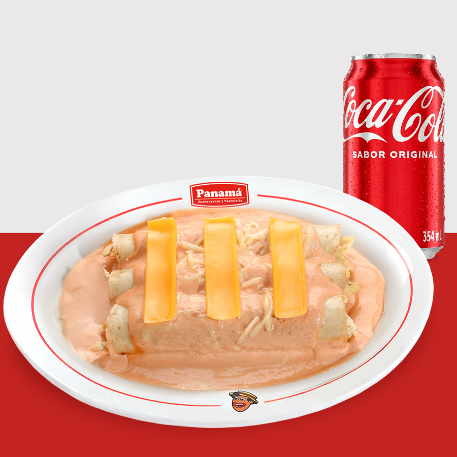 Combo-Coca cola Enchiladas