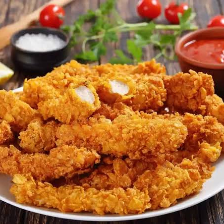 tenders 4 tiras de pollo frito