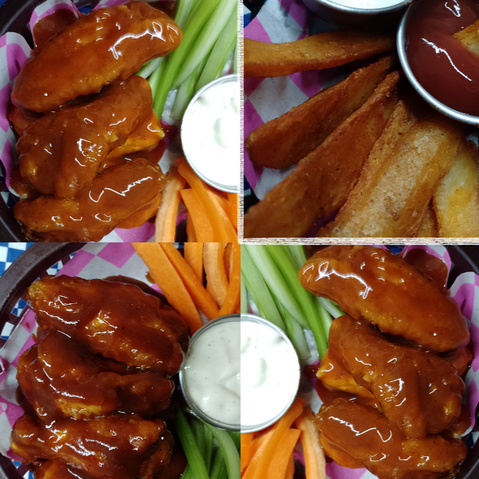 Combo-15 Alitas + Papas Gajo