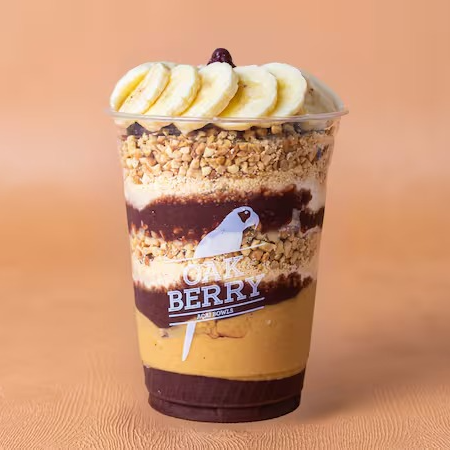 Copo de açaí 500 ml: sugerimos a escolha de até 5 toppings. Nossos oaks são enviados montados - toppings não poderão ser enviados à parte. – foto ilustrativa