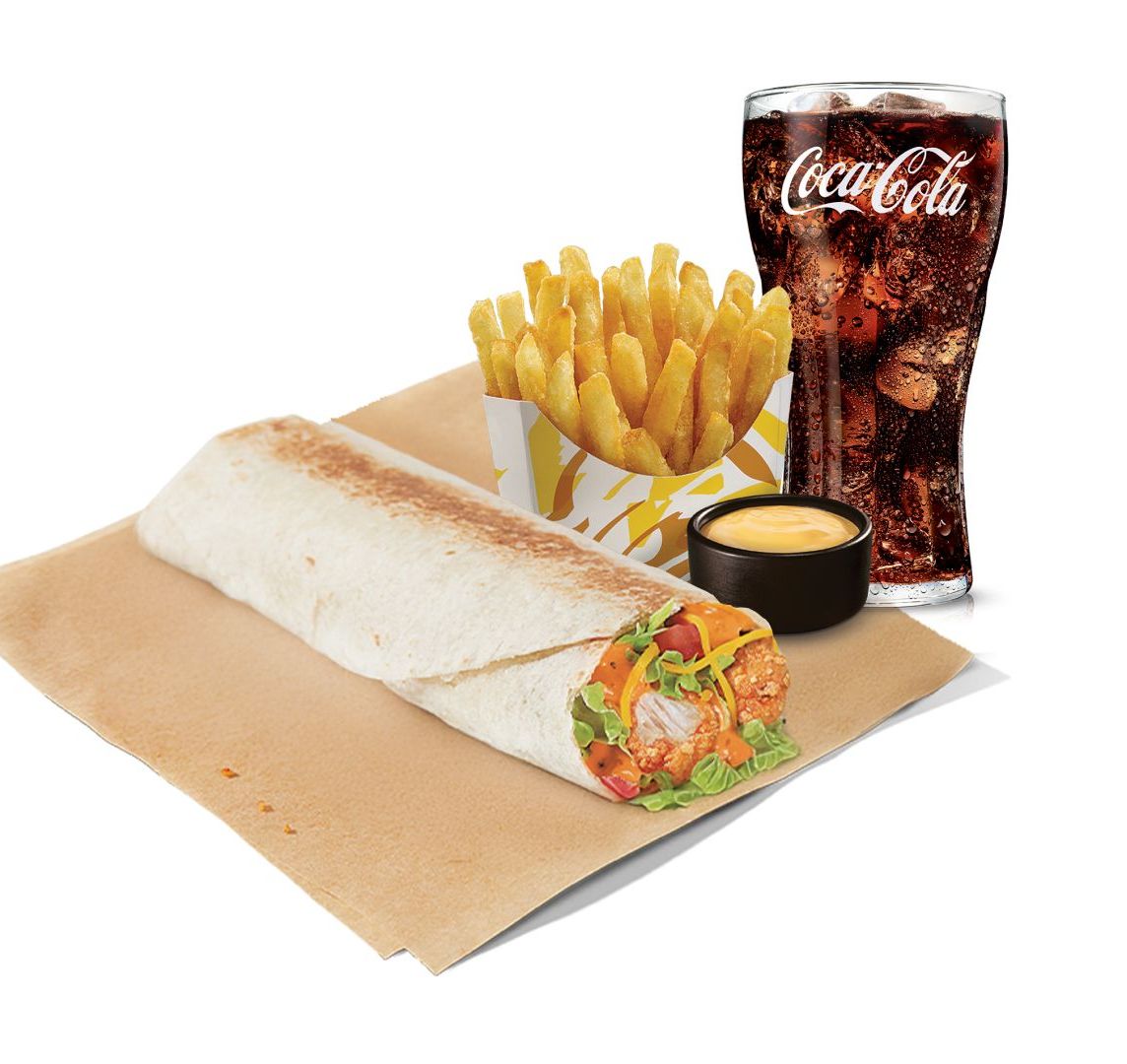 Combo Crispy Chicken Burrito