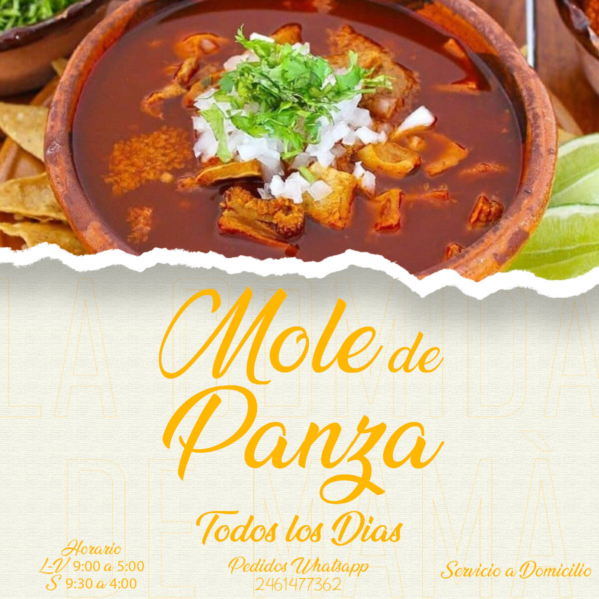 Mole de Panza 1/2 L.