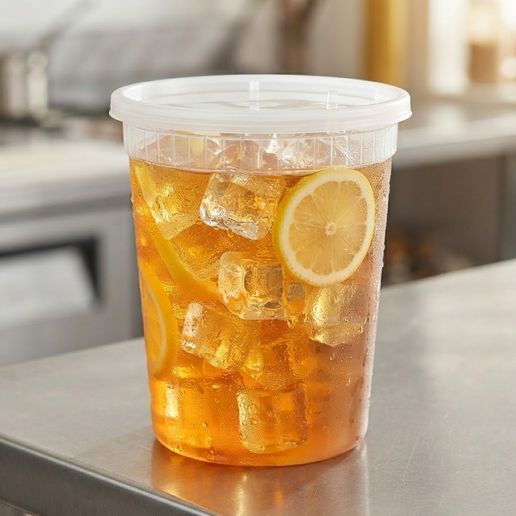 🧊 LITRO DE TÉ HELADO DE LIMÓN (1 Litro) + Hielos