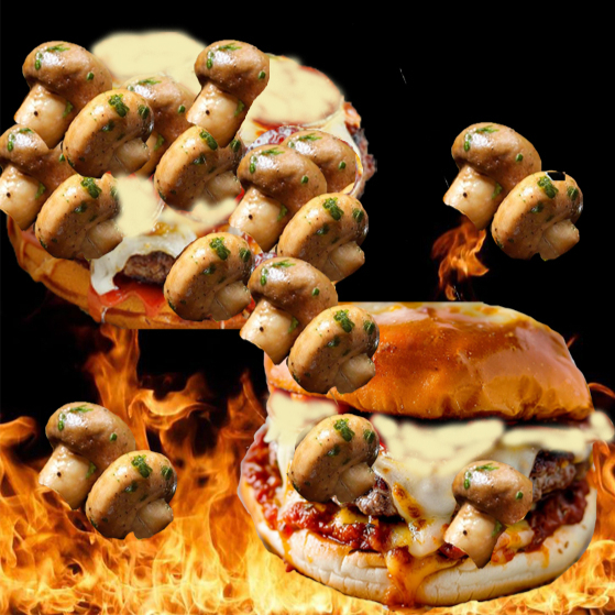 Pizza  Burger  Champi