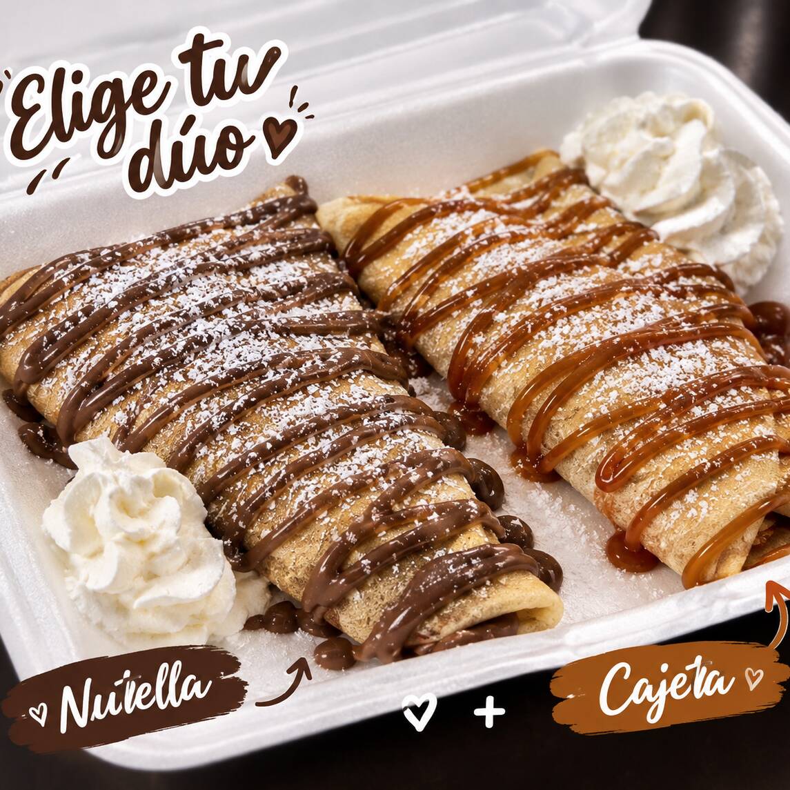 C o m b o - Pareja: 2 Crepas Sencillas