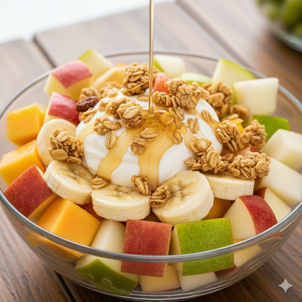 Ensalada de Frutas con Yogurt Natural Mediana