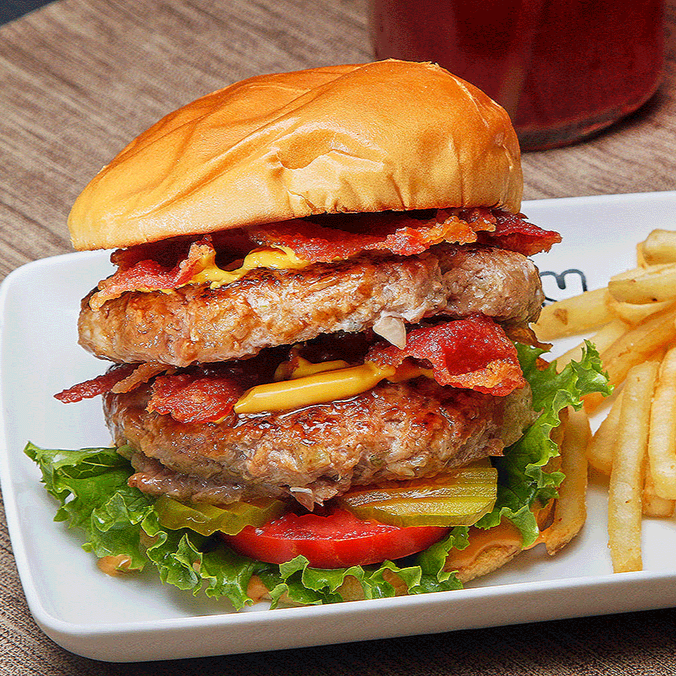 Hamburguesa Porky Doble