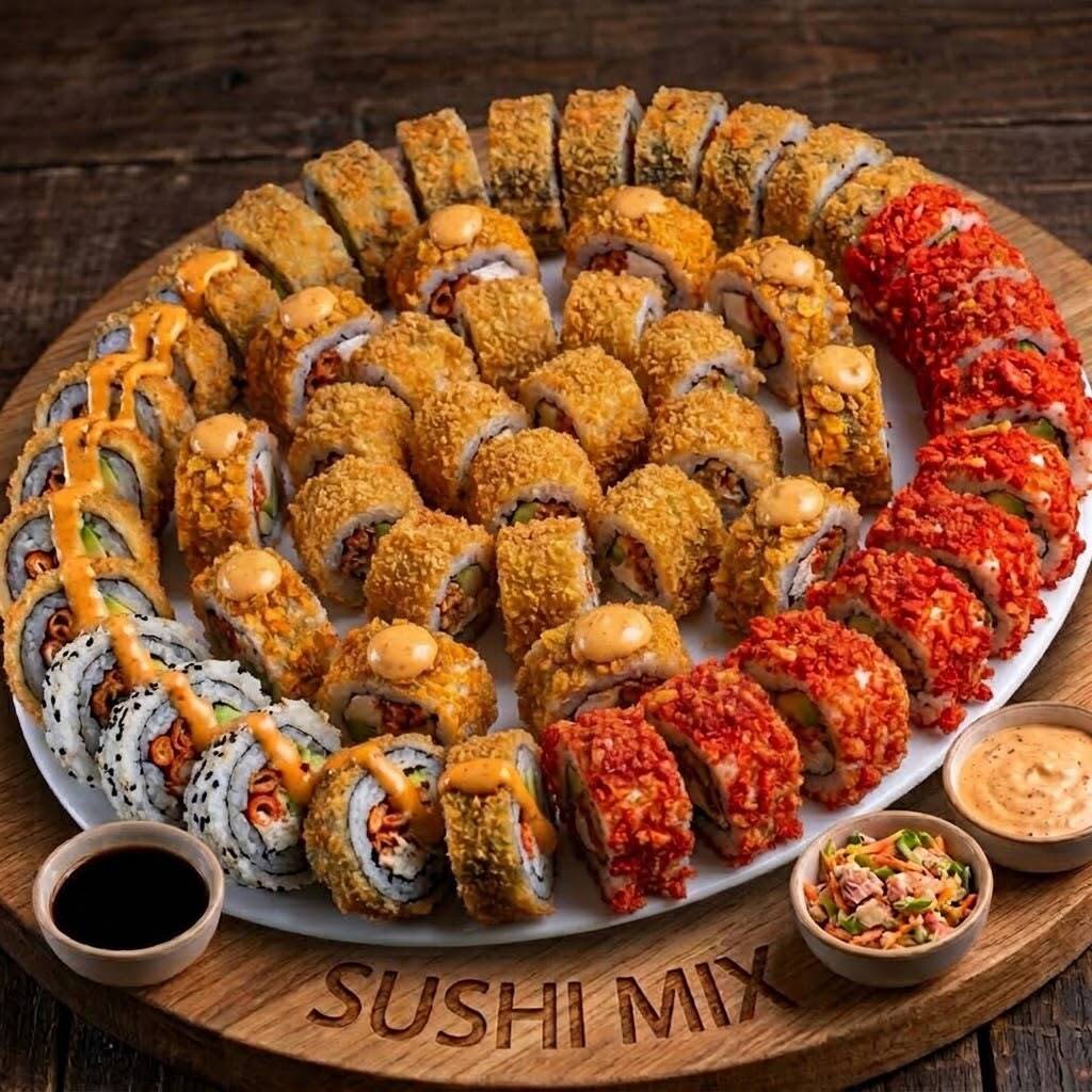 60 piezas sushi 135