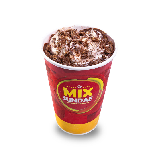 Sorvete Misto (Por conta de problemas internos, vamos ter apenas o sorvete de baunilha), Nutella e Ovomaltine