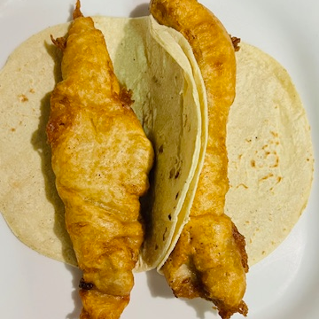 Tacos de Pollo Capeado