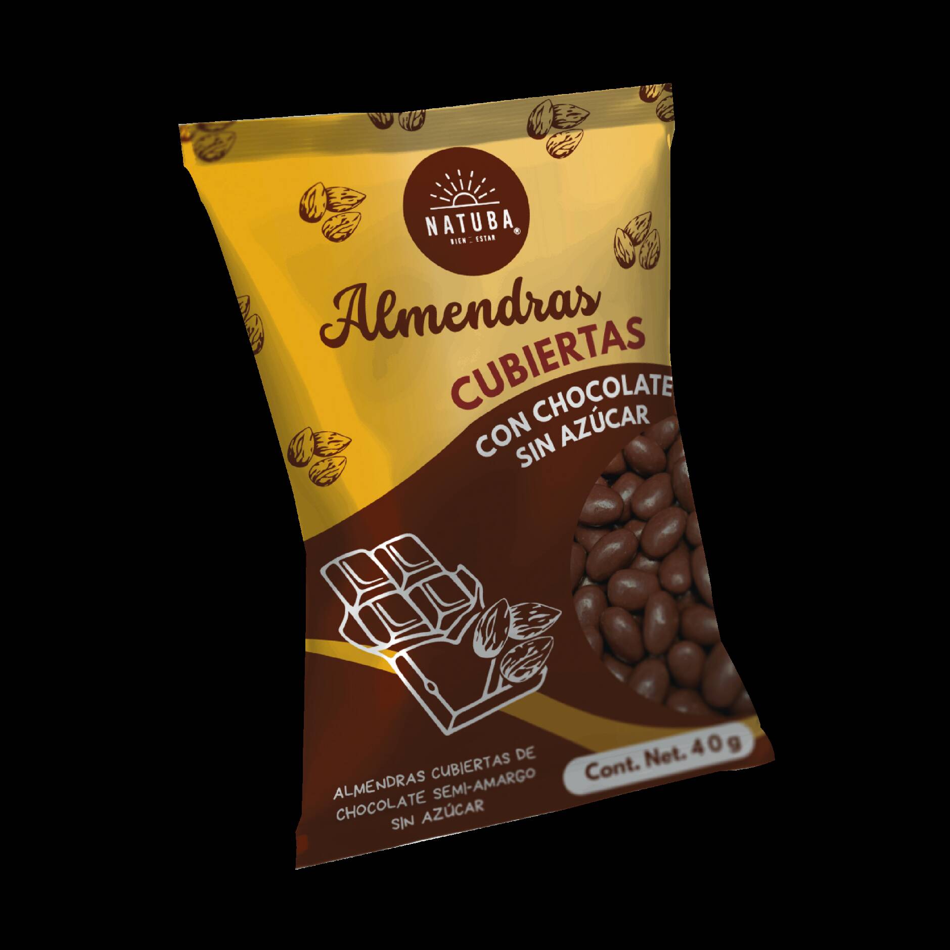 Almendras con Chocolate 40 g