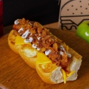 Crispy Onion Hot Dog