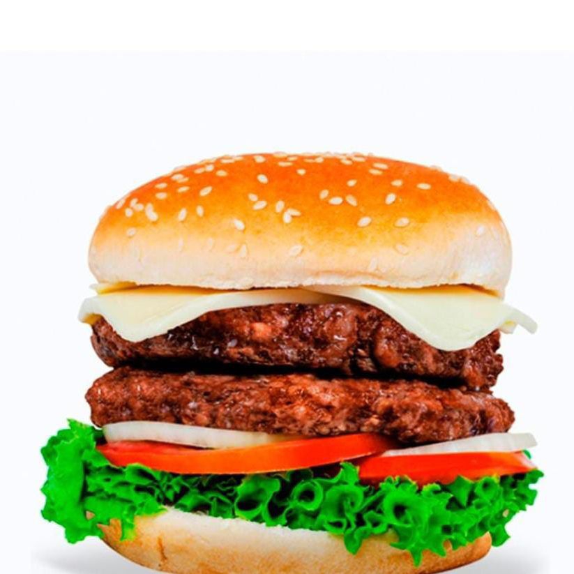 Hamburguesa Doble .