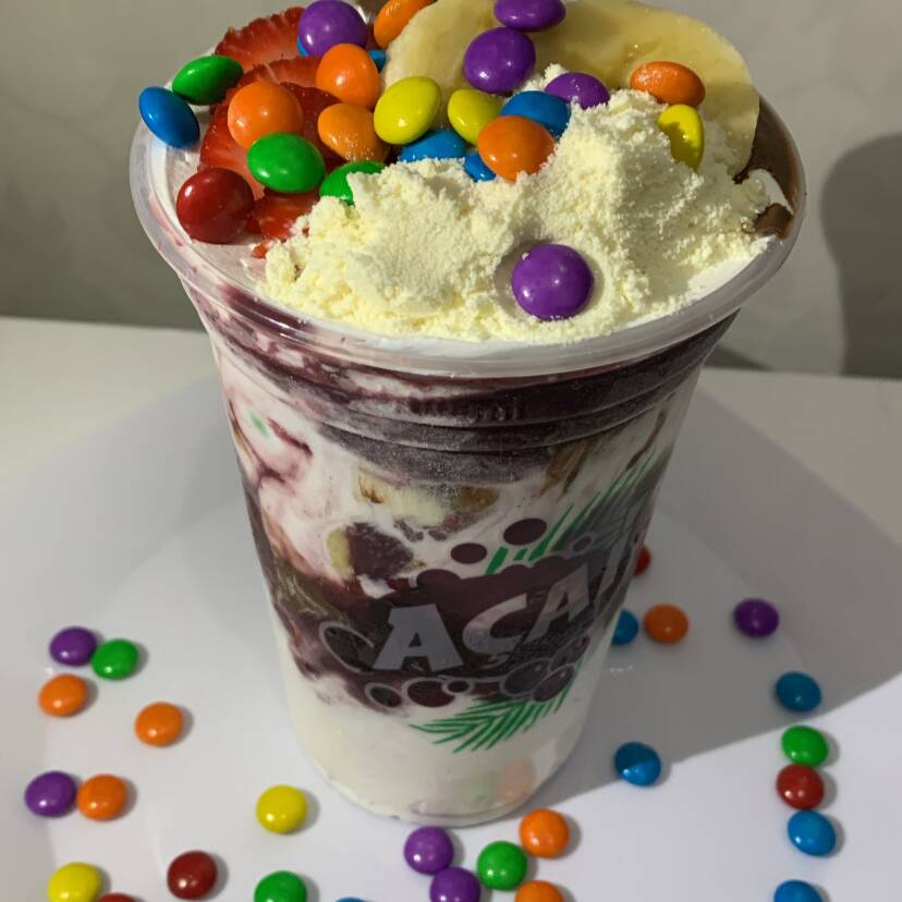 Delicioso Açai em Camadas.