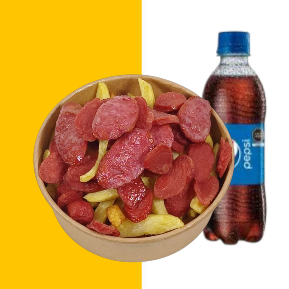 Choripapas + Bebida Personal